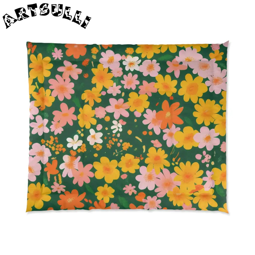 JAKKOUTTHEBXX Cozy Green Floral Throw Blanket 2025