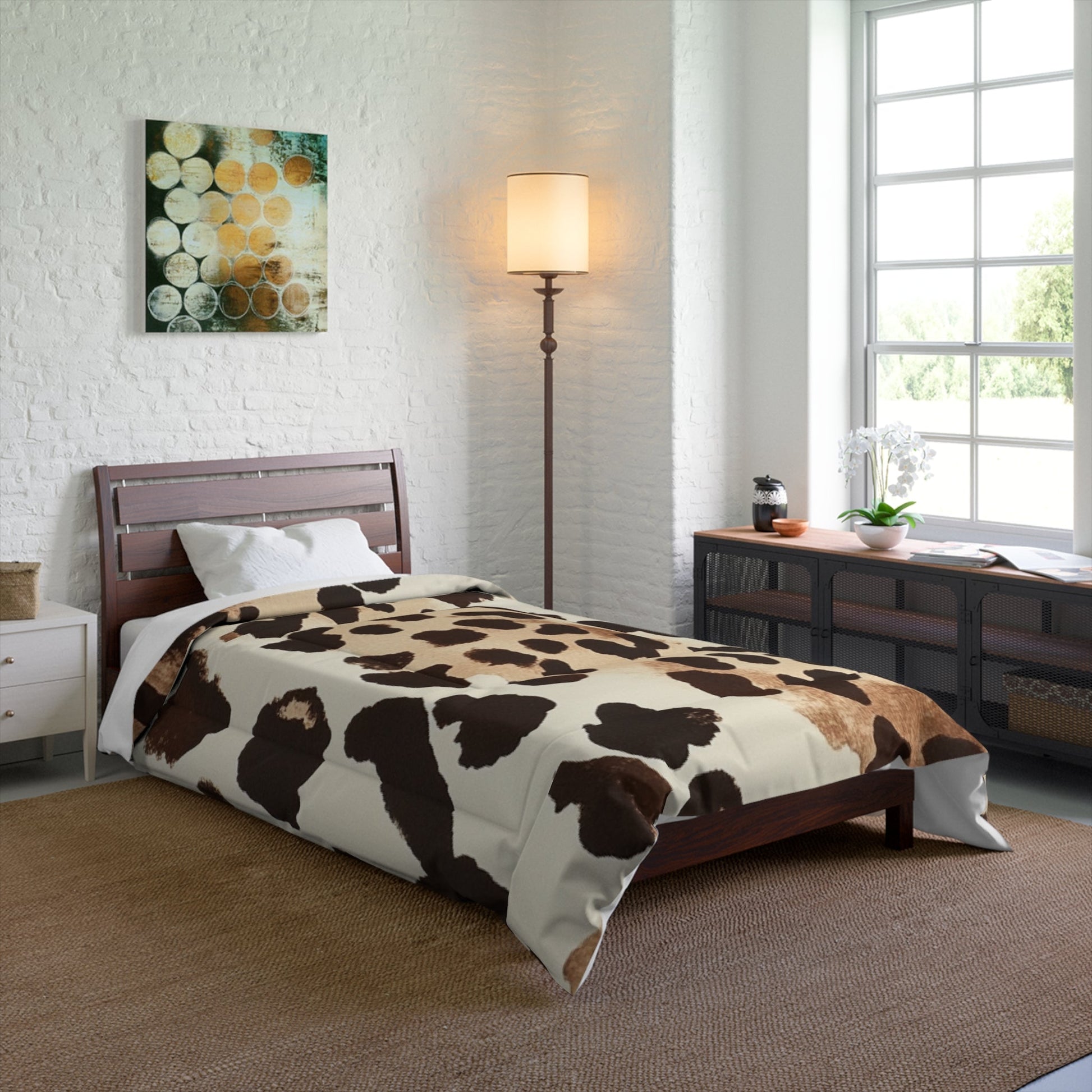 Printify Cozy Leopard Print Comforter 2025