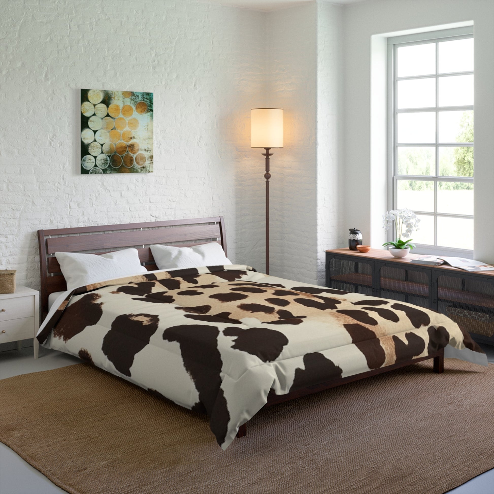 Printify Cozy Leopard Print Comforter 2025