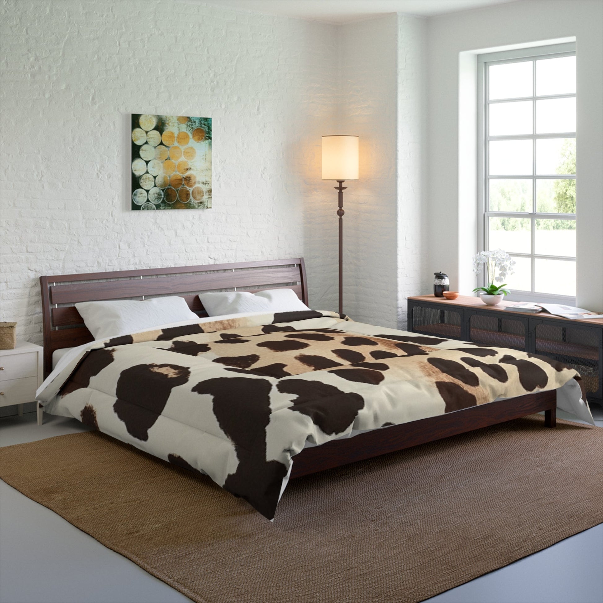 Printify Cozy Leopard Print Comforter 2025