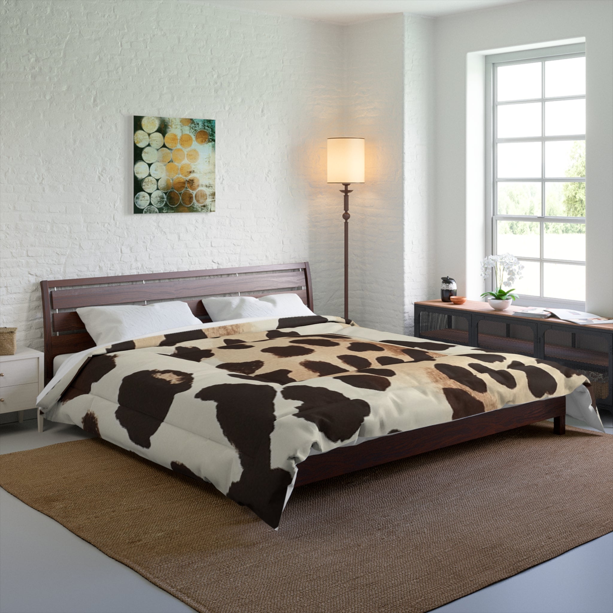 Printify Cozy Leopard Print Comforter 2025