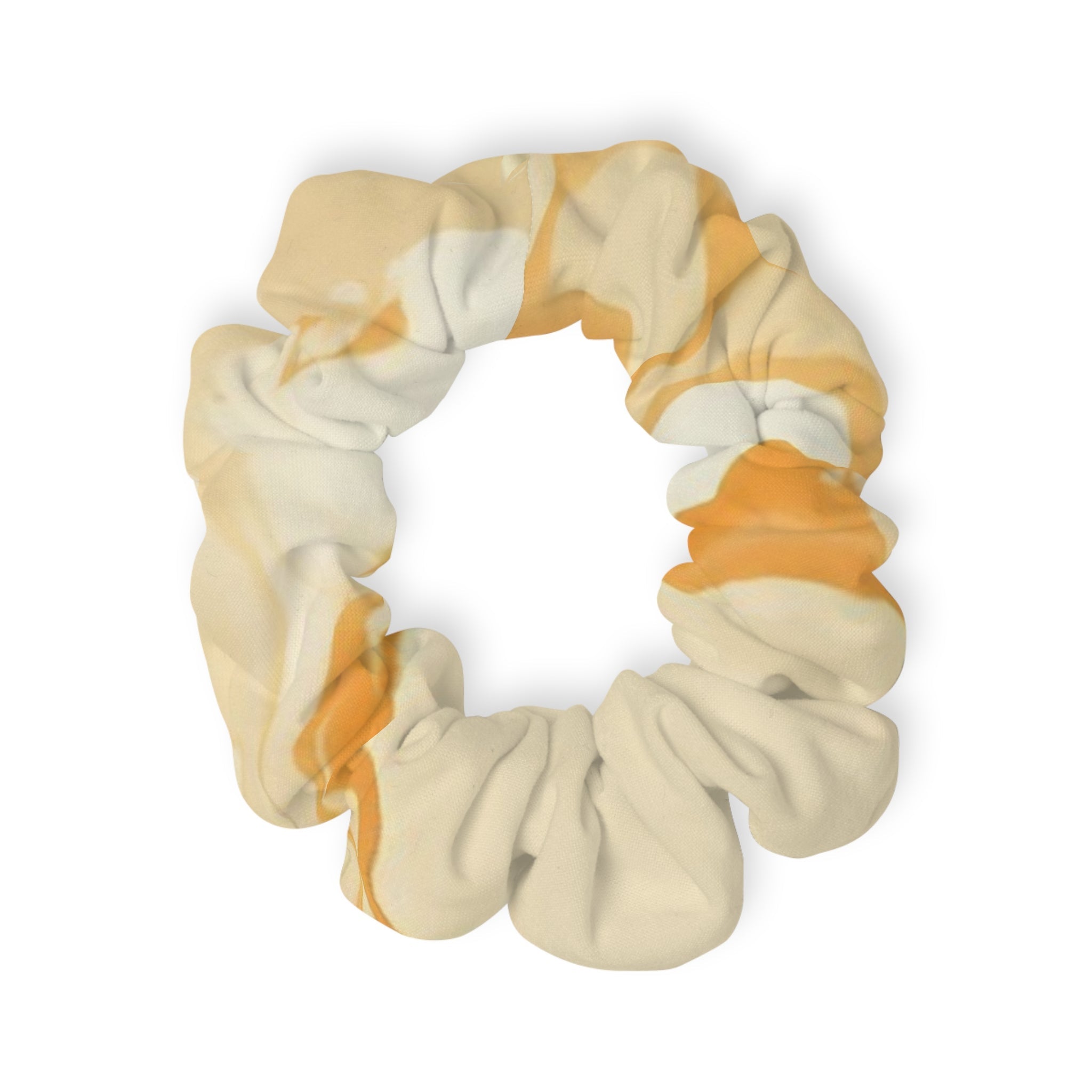 Cream and Orange Jersey Scrunchie, Artsulli - Art is Long, Life is Short, Accessories, Size, 4'' × 4'', , , , , 31704239924033675139