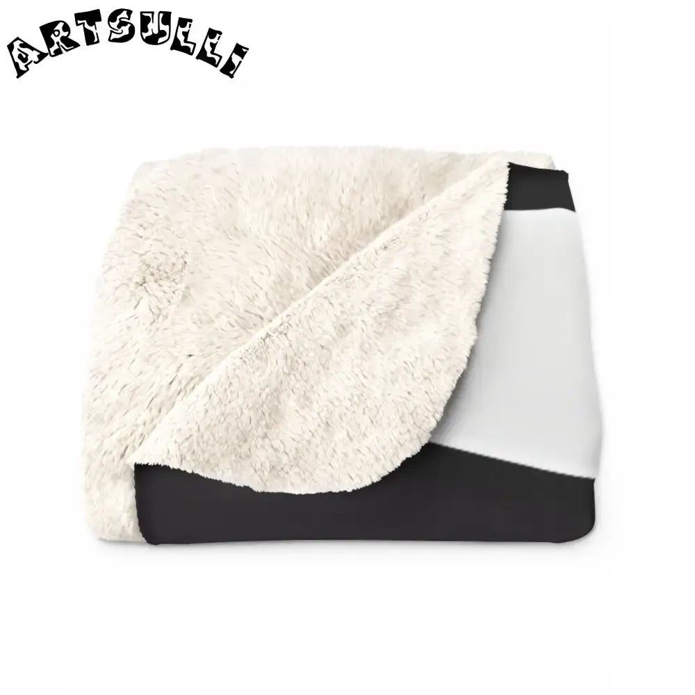 JAKKOUTTHEBXX Cozy Fleece Blanket with Black and White Cow Pattern 2025