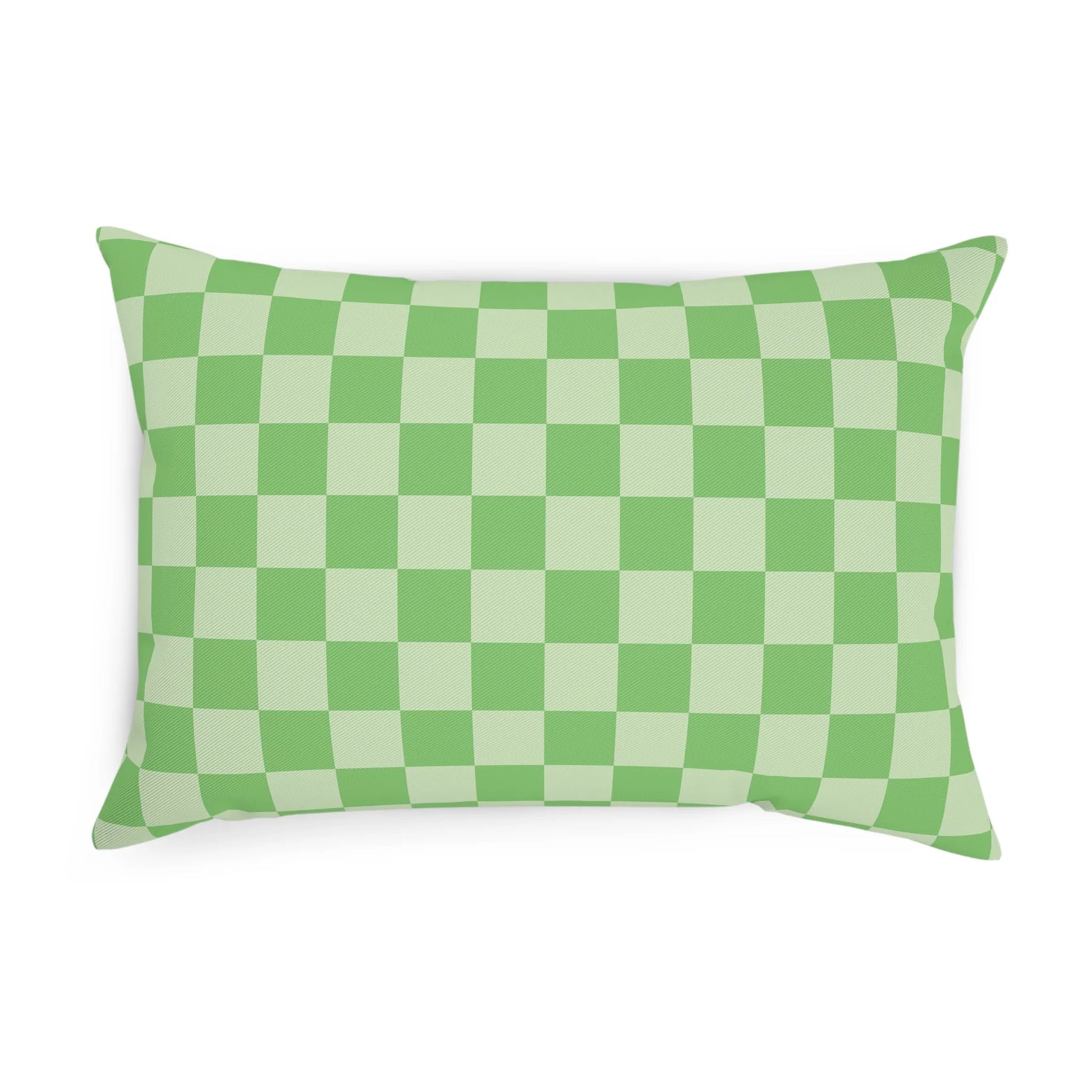 Custom Character Checkerboard Green Cushion, Artsulli - Art is Long, Life is Short, Home Decor, , , , , , , 