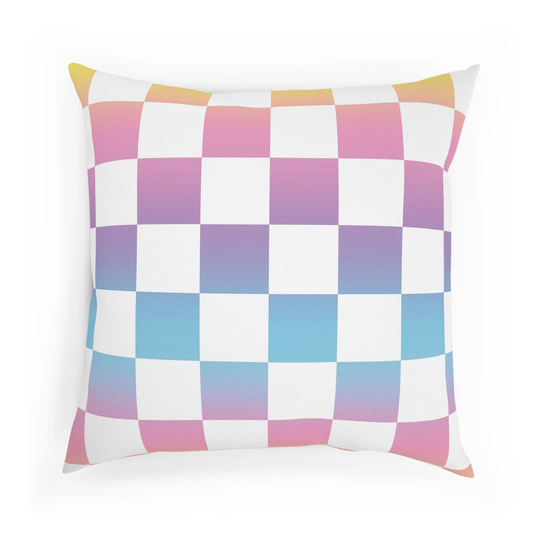 Custom Character Vaporwave Check Cushion, Artsulli - Art is Long, Life is Short, Home Decor, , , , , , , 