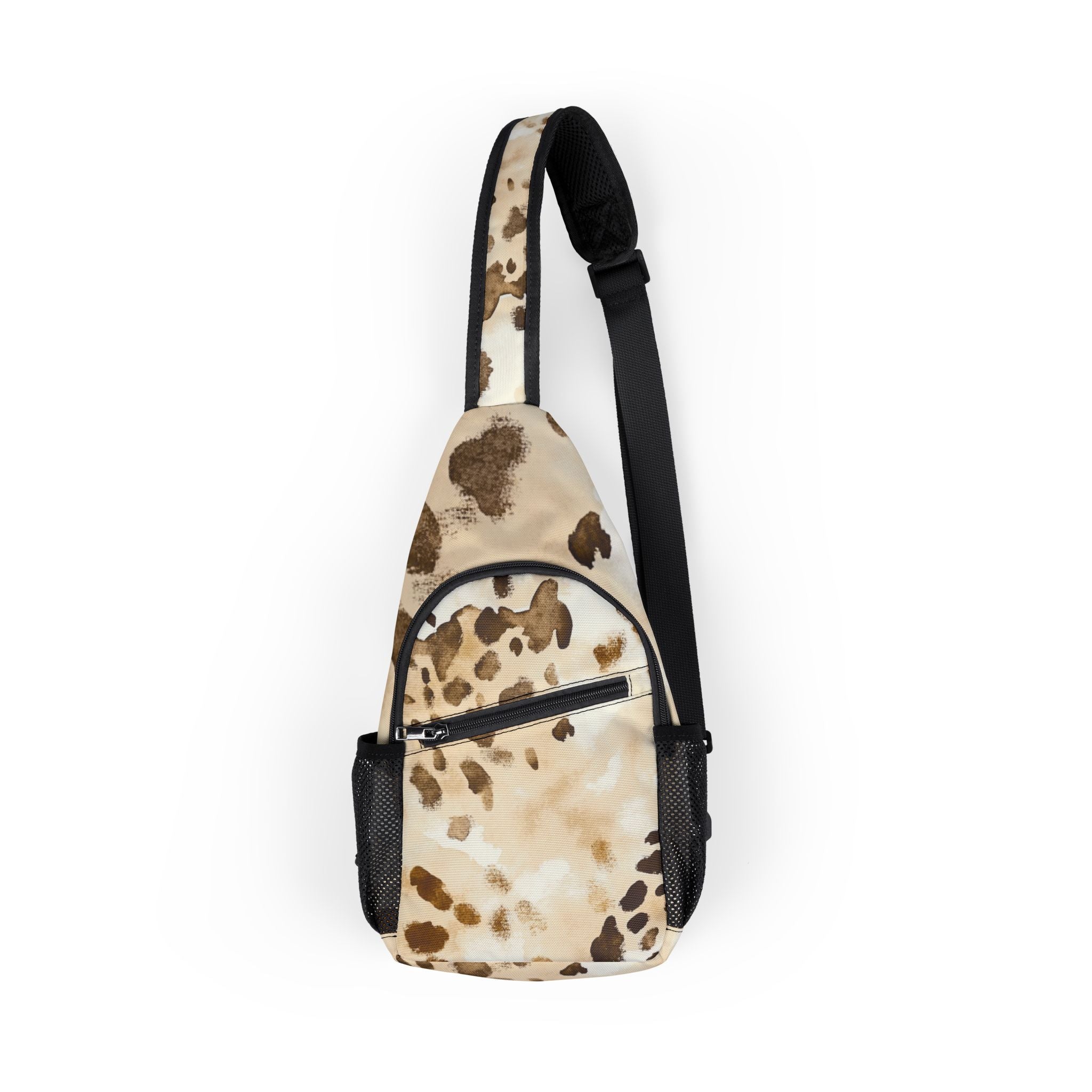 Custom Cowhide Print Chest Bag, Artsulli - Art is Long, Life is Short, Bags, Size, One size, , , , , 26273234800892316210