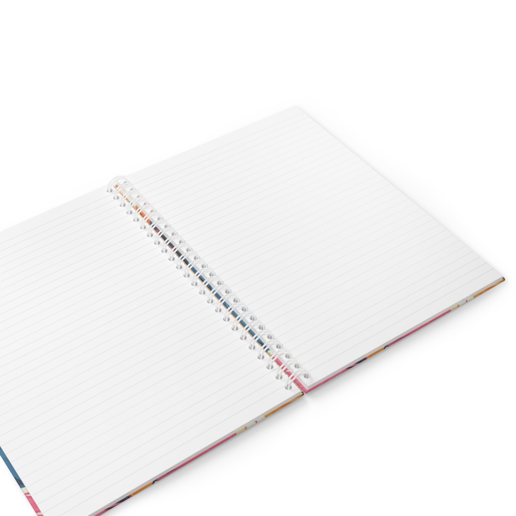 Custom Floral Abstract Wide-Ruled Spiral Notebook, Artsulli - Art is Long, Life is Short, Paper products, , , , , , , 