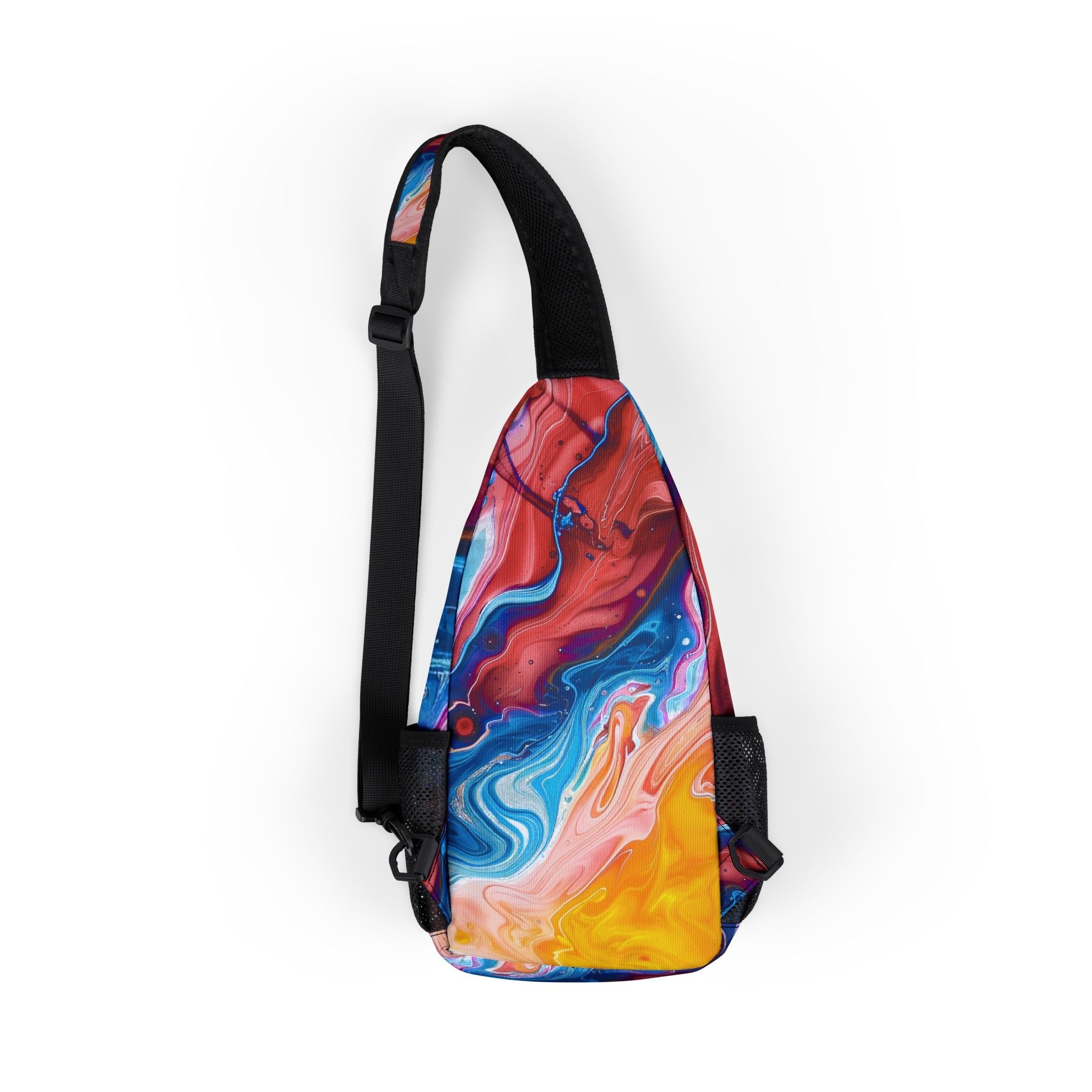 Customizable Abstract Pattern Chest Bag, Artsulli - Art is Long, Life is Short, Bags, , , , , , , 