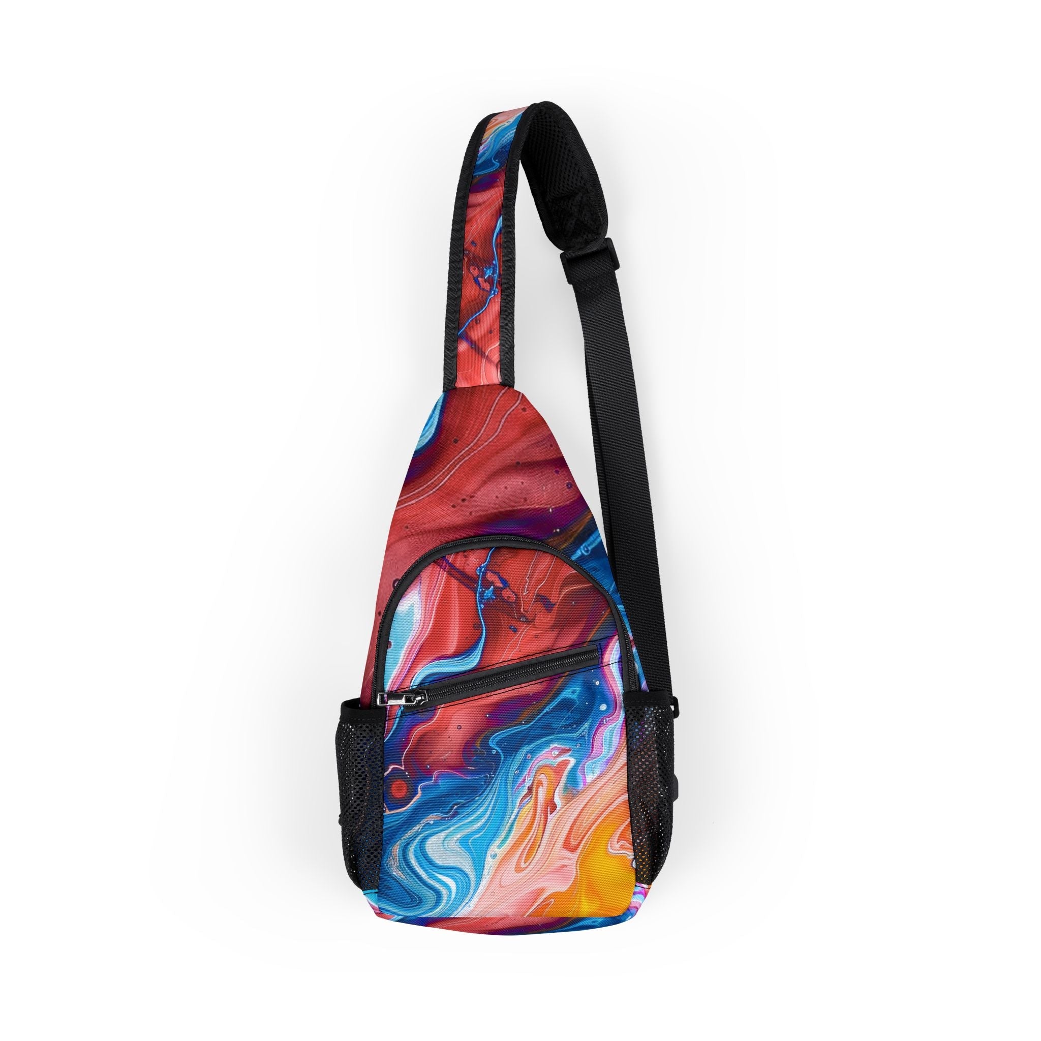 Printify Customizable Abstract Pattern Chest Bag 2025