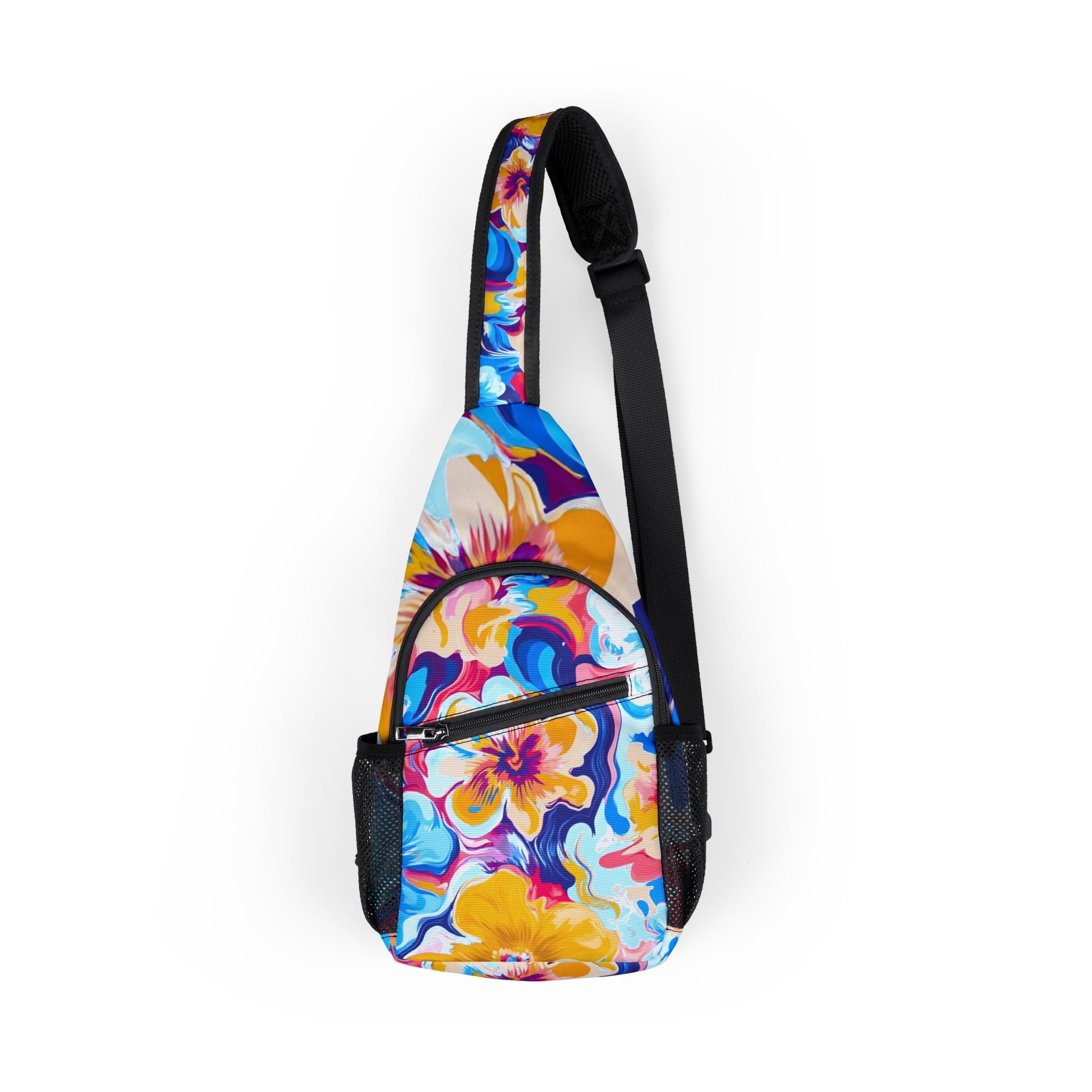 Printify Customizable Floral Pattern Chest Bag 2025