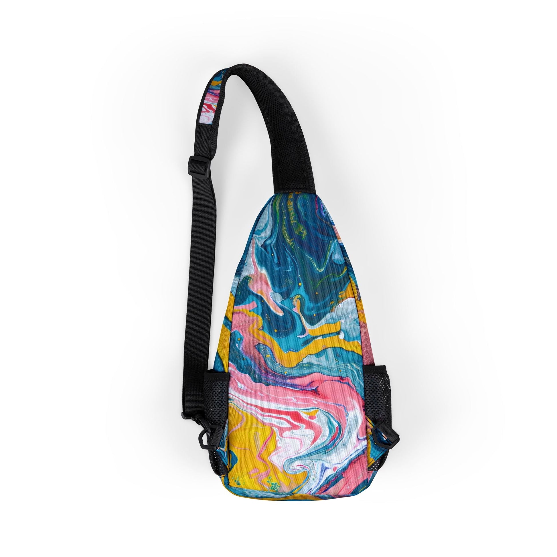 Customizable Marble Print Chest Bag, Artsulli - Art is Long, Life is Short, Bags, , , , , , , 