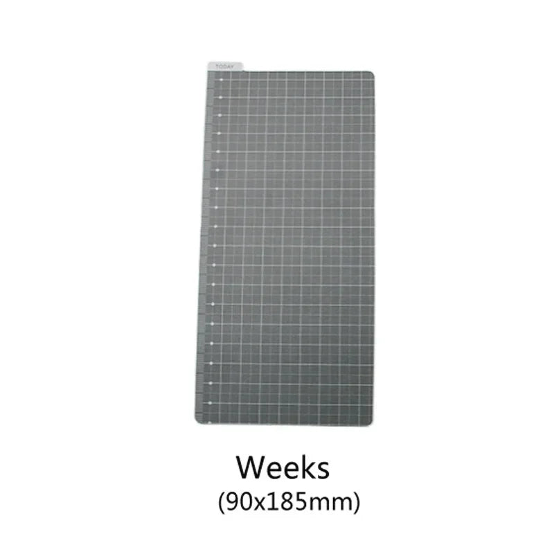 Buy The Best By Artsulli - Art is Long Life Short - Weeks Travelers Notebook A5 A6 Writing Mat Pad PVC Grid Sewing Cutting Mats Ruler Board