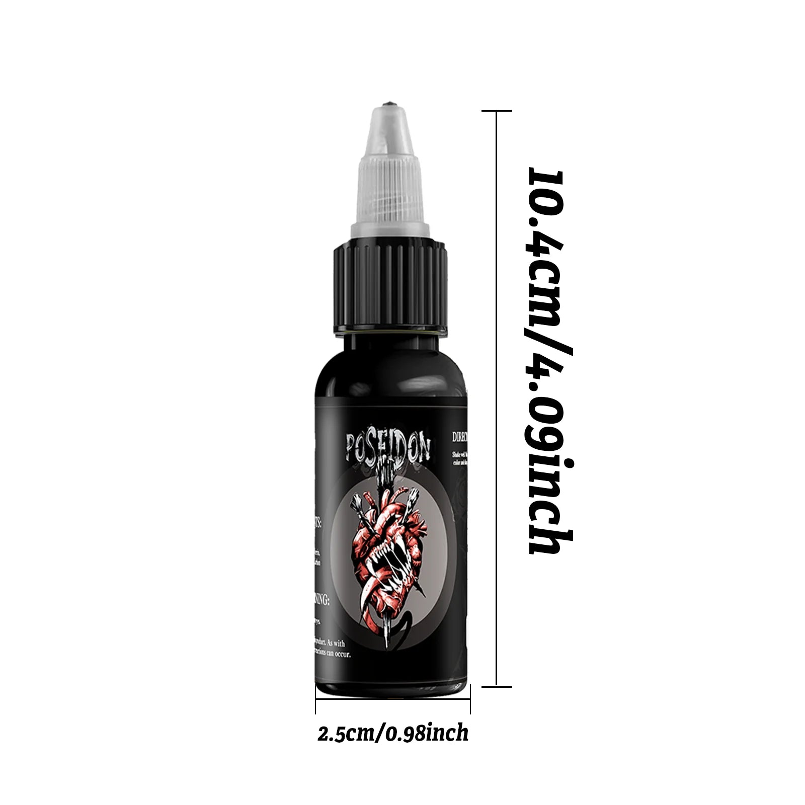 30ML POSEIDON Tattoo Ink New 5 Color Professional Tattoo Pigment Permanent Body Art Pigment Tattoo Ink Tattoo Supplies