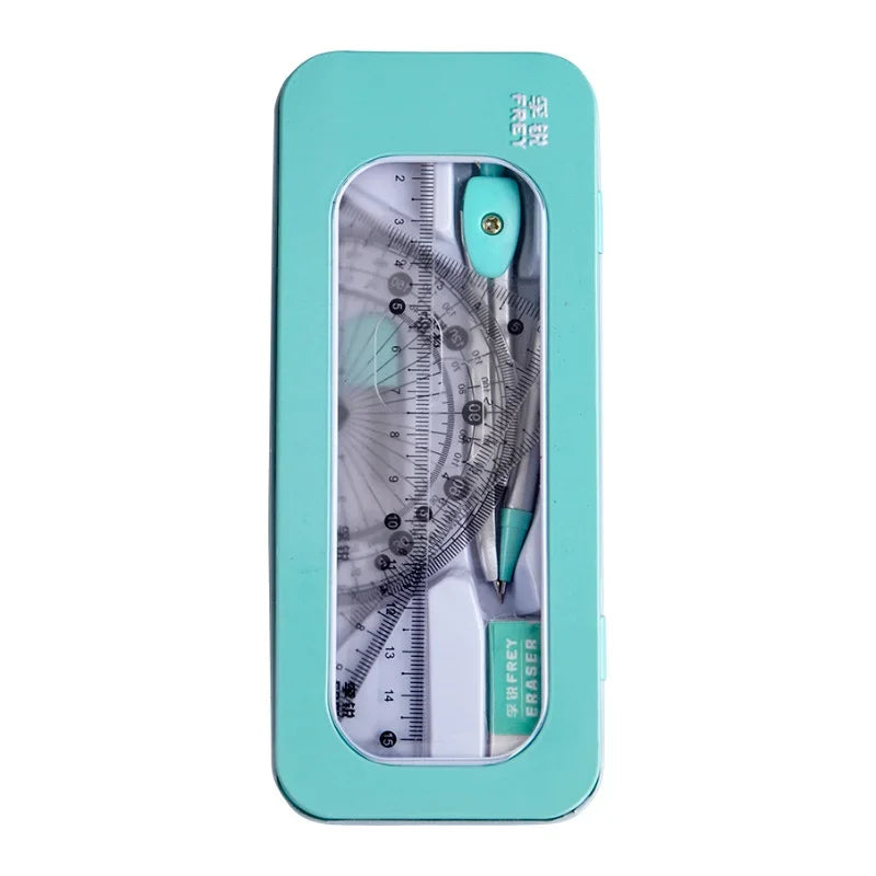 Buy The Best By Artsulli - Art is Long Life Short - 7 Pcs/set Mathematical Rulers Set Multi-function Professional Compass Ruler Drawing