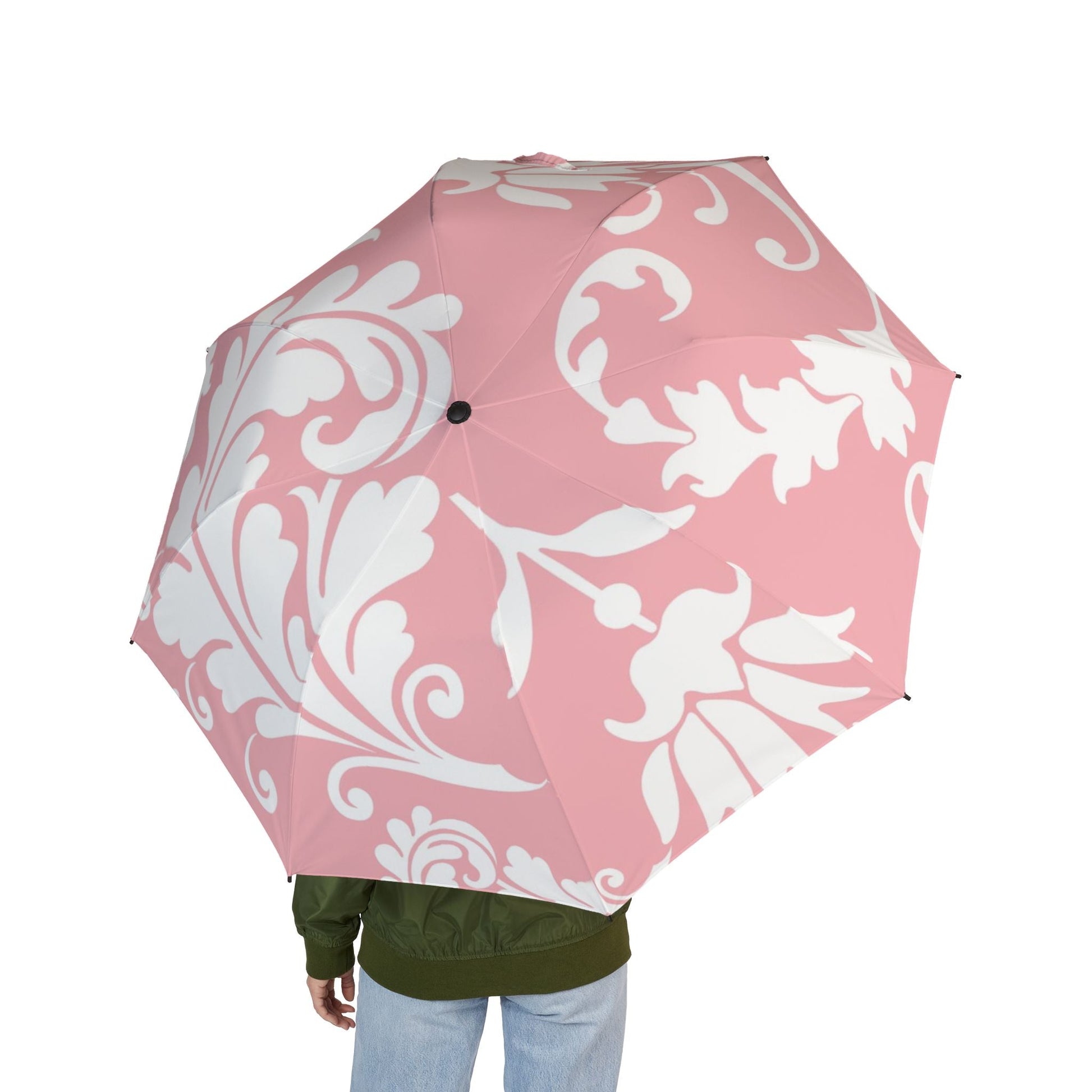 Damask Pattern Pink Umbrella, Artsulli - Art is Long, Life is Short, Accessories, , , , , , , 