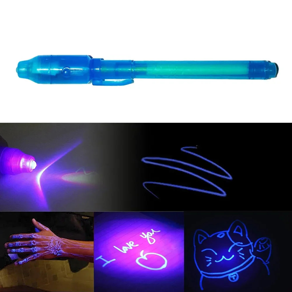 Buy The Best By Artsulli - Art is Long Life Short - UV Light Pen Invisible Magic Pencil Secret Fluorescent for Kids Child Drawing Painting