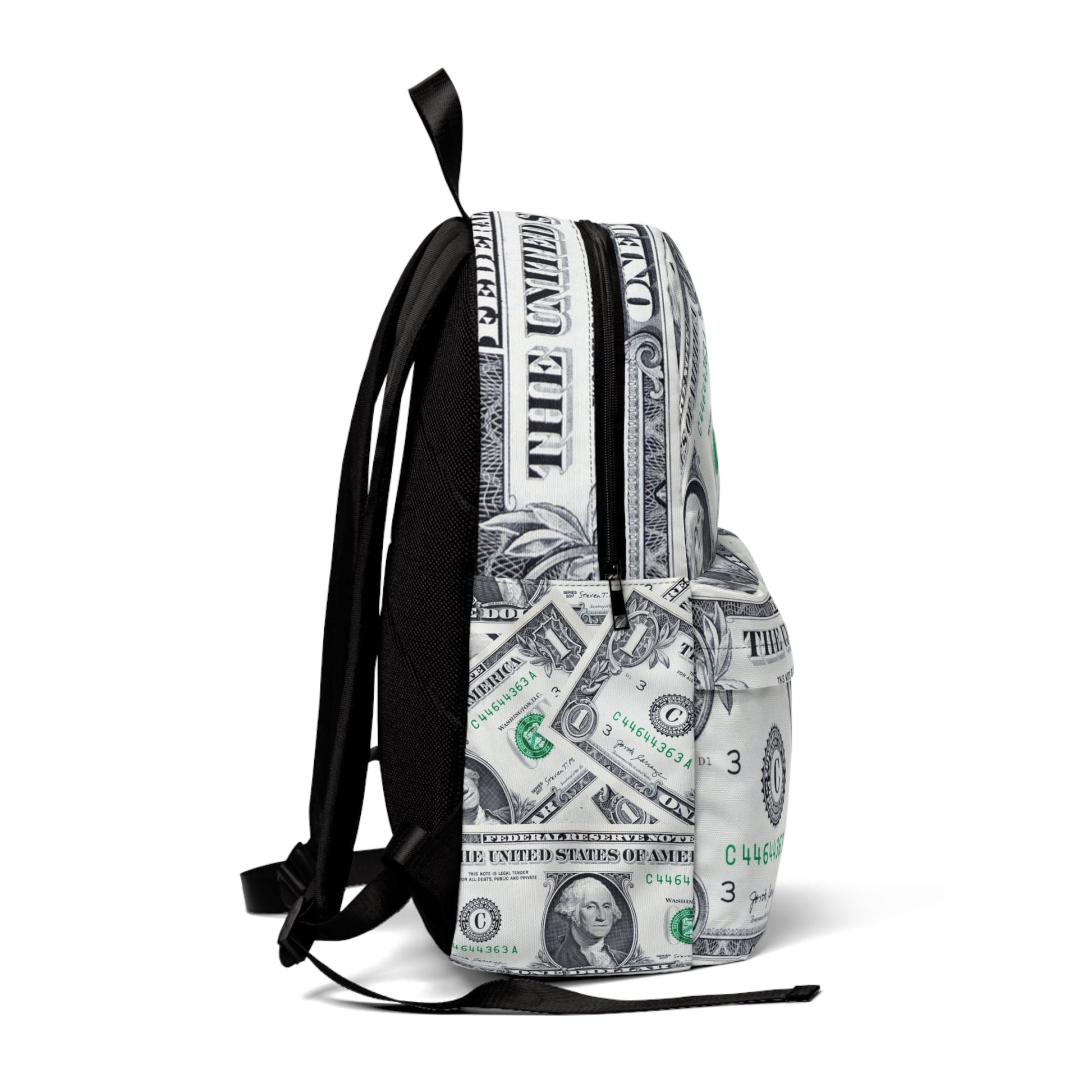 Printify Dollar Bill Artistic Work Illustrated Backpack 2025