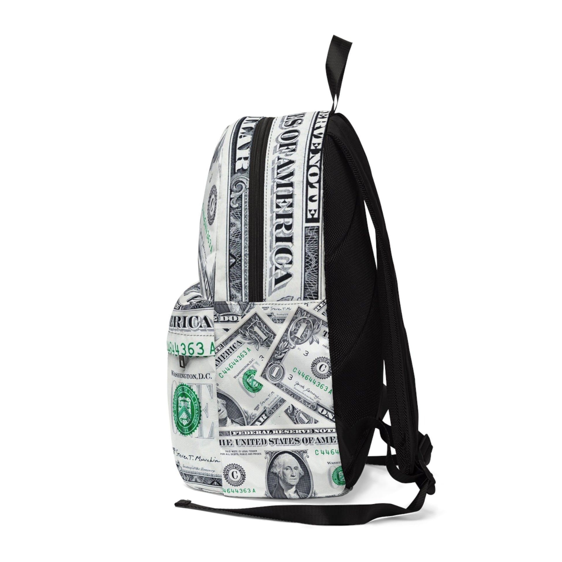 Printify Dollar Bill Artistic Work Illustrated Backpack 2025