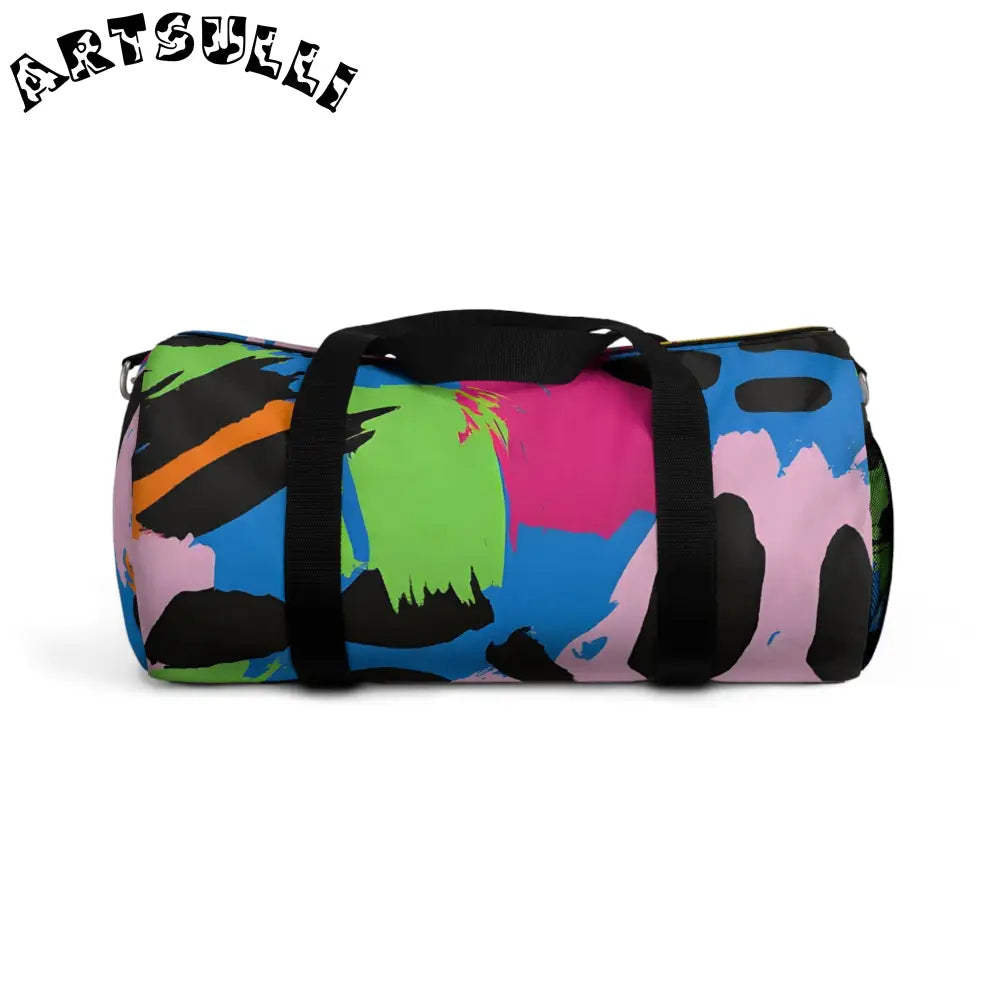 Durable Abstract Print Duffel Bag, Artsulli - Art is Long, Life is Short, Bags, Size, Small, , , , , 23515109936746709200