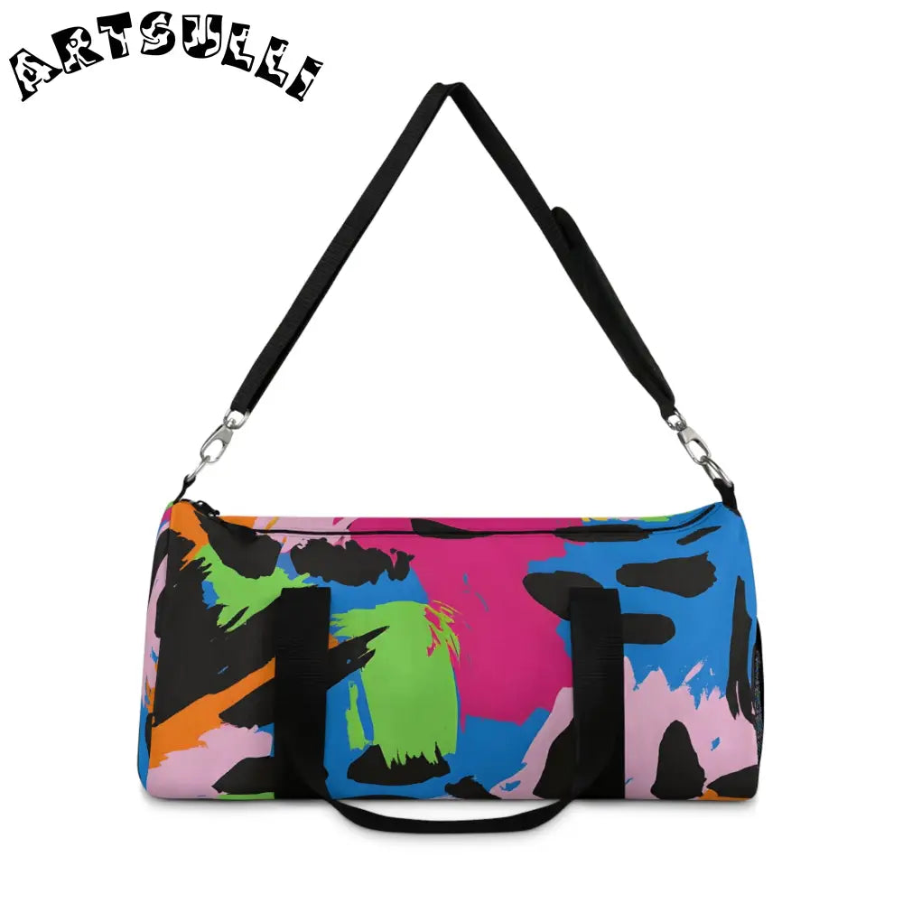 Durable Paint Splatter Duffel Bag, Artsulli - Art is Long, Life is Short, Bags, , , , , , , 