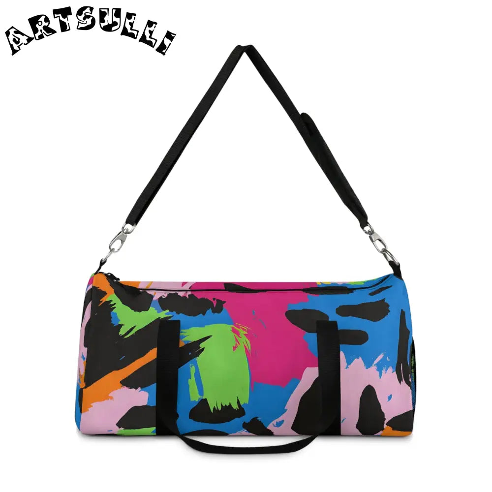 Durable Paint Splatter Duffel Bag, Artsulli - Art is Long, Life is Short, Bags, , , , , , , 