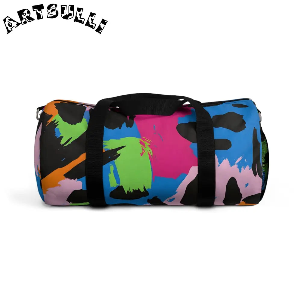Durable Paint Splatter Duffel Bag, Artsulli - Art is Long, Life is Short, Bags, Size, Small, , , , , 20570785071906414931