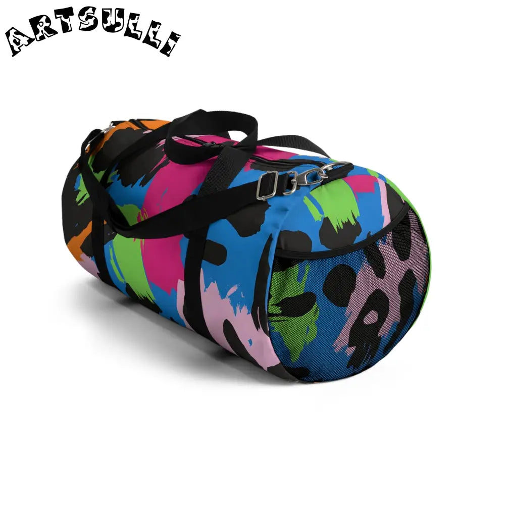 Durable Paint Splatter Duffel Bag, Artsulli - Art is Long, Life is Short, Bags, , , , , , , 