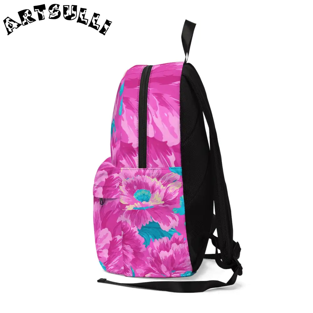JAKKOUTTHEBXX Durable Pink Floral Backpack for All Day Carrying Comfort 2025
