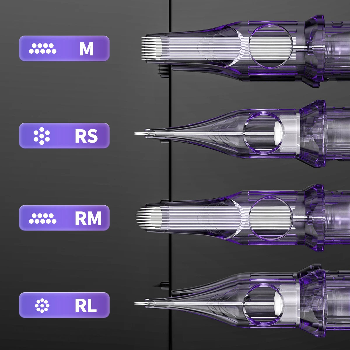 Mast Pro2 Tattoo Cartridge Needles Art Makeup Needle RL/RS/RM/M 20pcs Disposable for Permanent Makeup or Body Art Tattoo Supplie