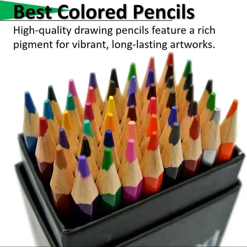 12/48/72 Colors Oily Colored Pencils Hexagon Wooden Handle Set Artist Painting Drawing Sketch Art Design Student Supplies