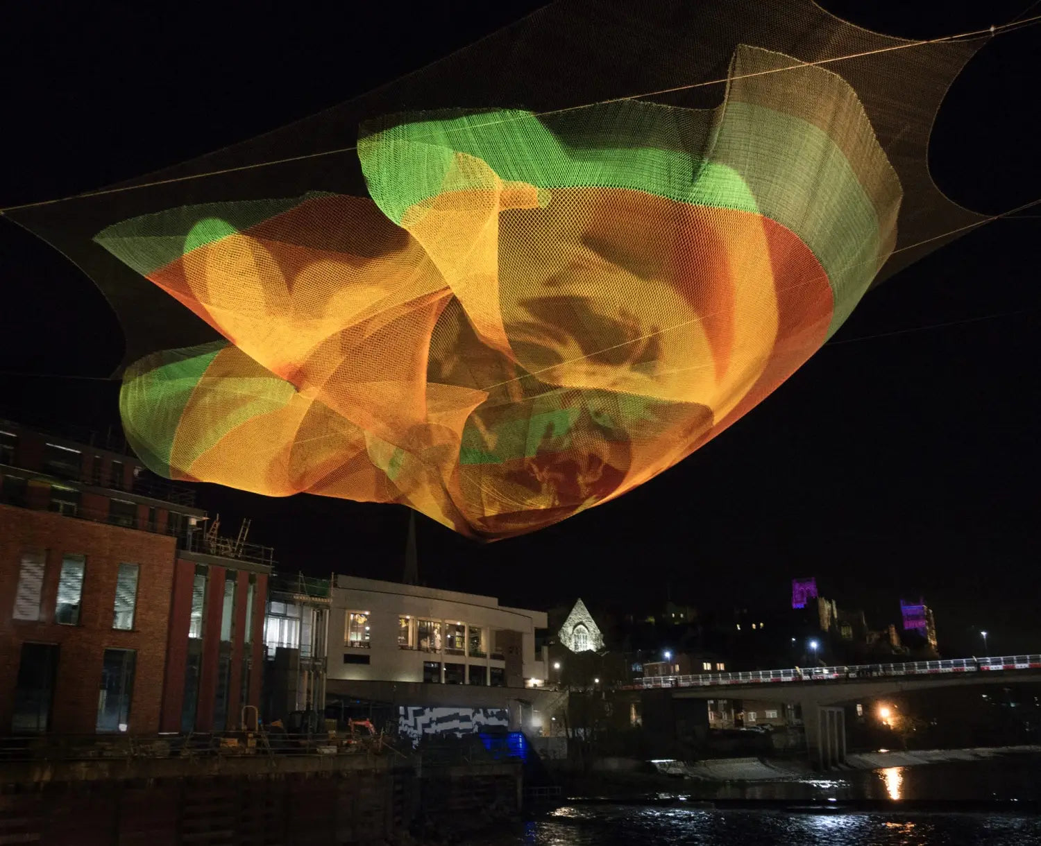 Janet Echelman’s Suspended Nets Radiate Across 25 Years in ‘Radical Softness’