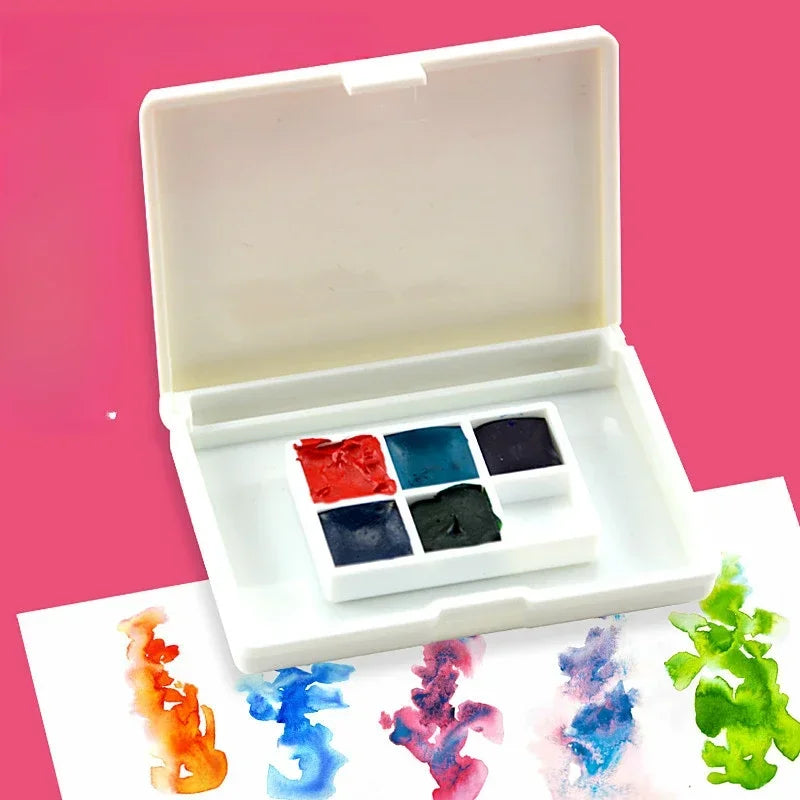 Buy The Best By Artsulli - Art is Long Life Short - 15ml Super Vision Layered Color Solid Watercolor Paint Tools Students Illustration