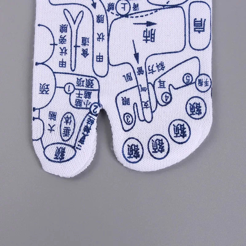 Buy The Best By Artsulli - Art is Long Life Short - 1pair Acupoint Massage Socks Cotton Illustration Acupuncture Points Health Care