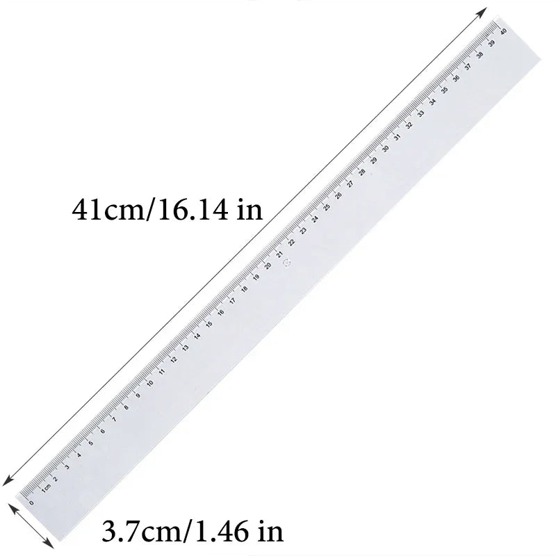 Buy The Best By Artsulli - Art is Long Life Short - Transparent Straight Ruler,20cm,30cm,40cm,50cm,High Precision Maths Drawing