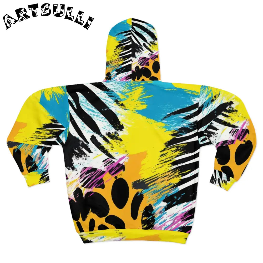 JAKKOUTTHEBXX Expressionist Jungle Cell Zip Hoodie 2025