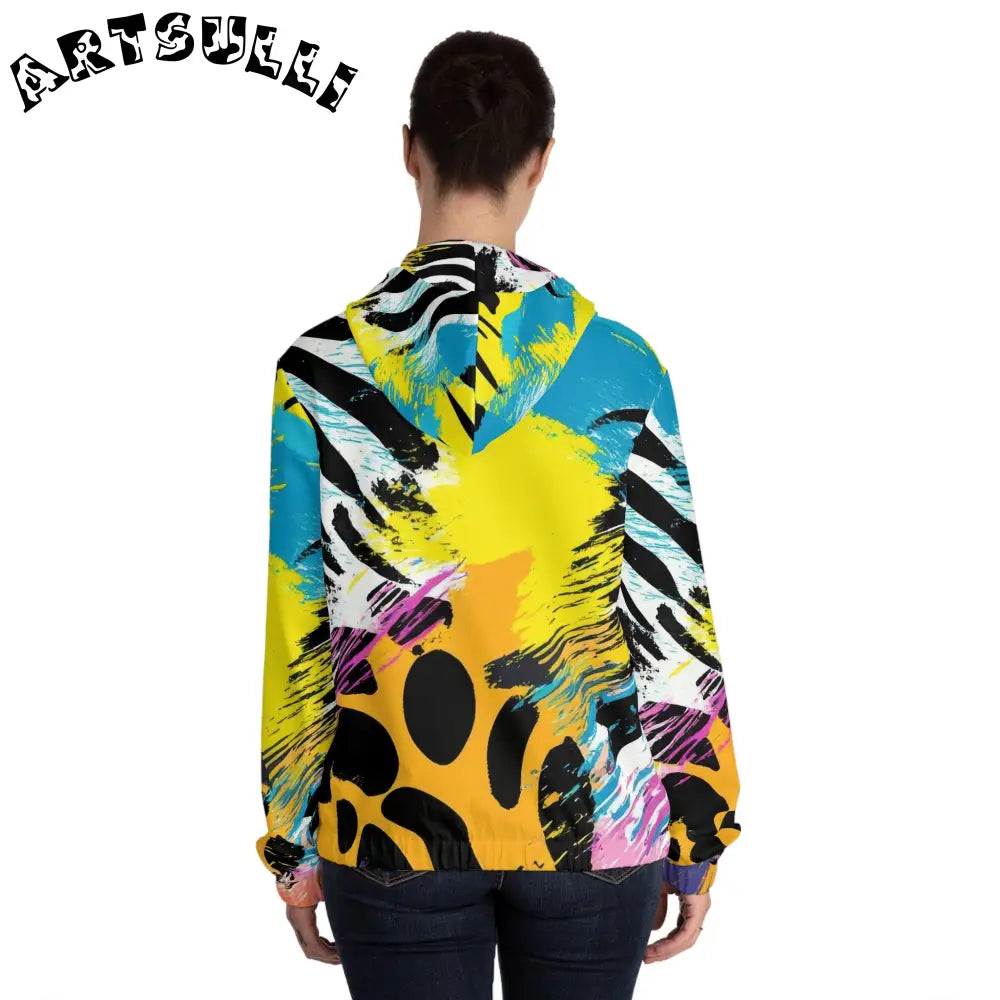 JAKKOUTTHEBXX Expressionist Jungle Cell Zip Hoodie 2025
