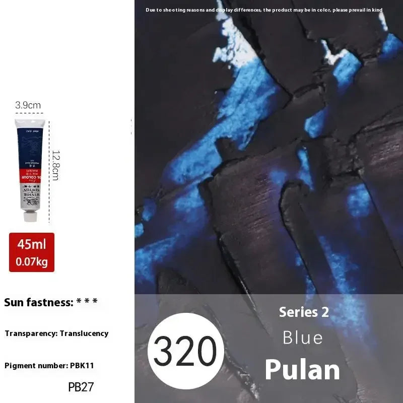 Buy The Best By Artsulli - Art is Long Life Short - Winsor&Newton 45ML Oil Paint,Colorful Professionals Artist Drawing Tools for Canvas