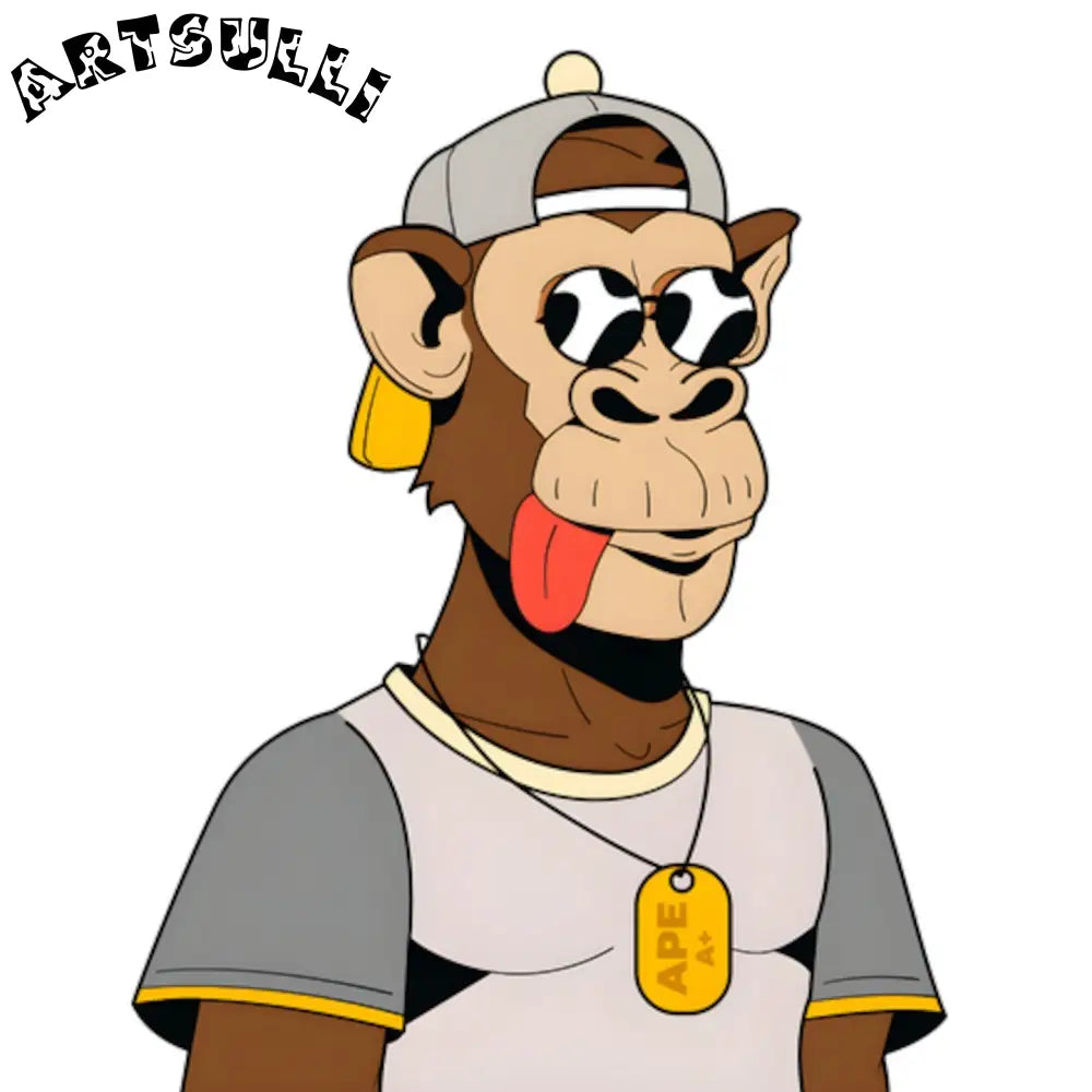 JAKKOUTTHEBXX Bored Ape Yacht Club 0bce68345b6d Backwards Cap