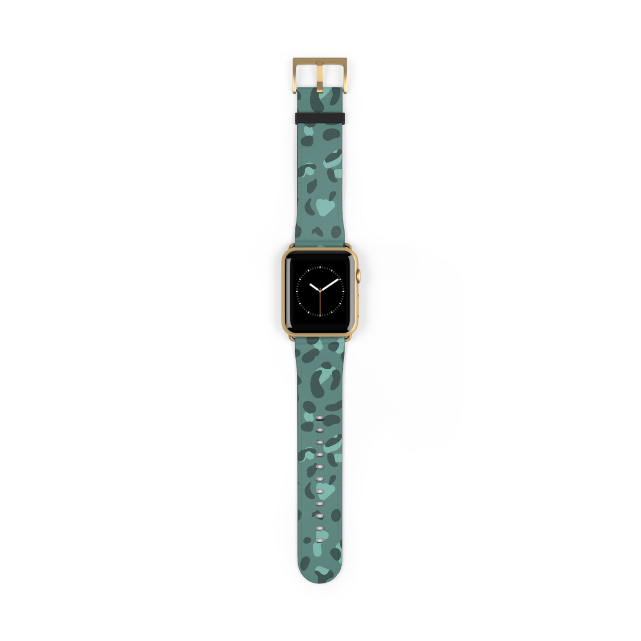 Faux Leather Leopard Apple Watch Band, Artsulli - Art is Long, Life is Short, Accessories, Size, 42 - 45 mm, Color, Gold Matte, , , 20210841221178155868