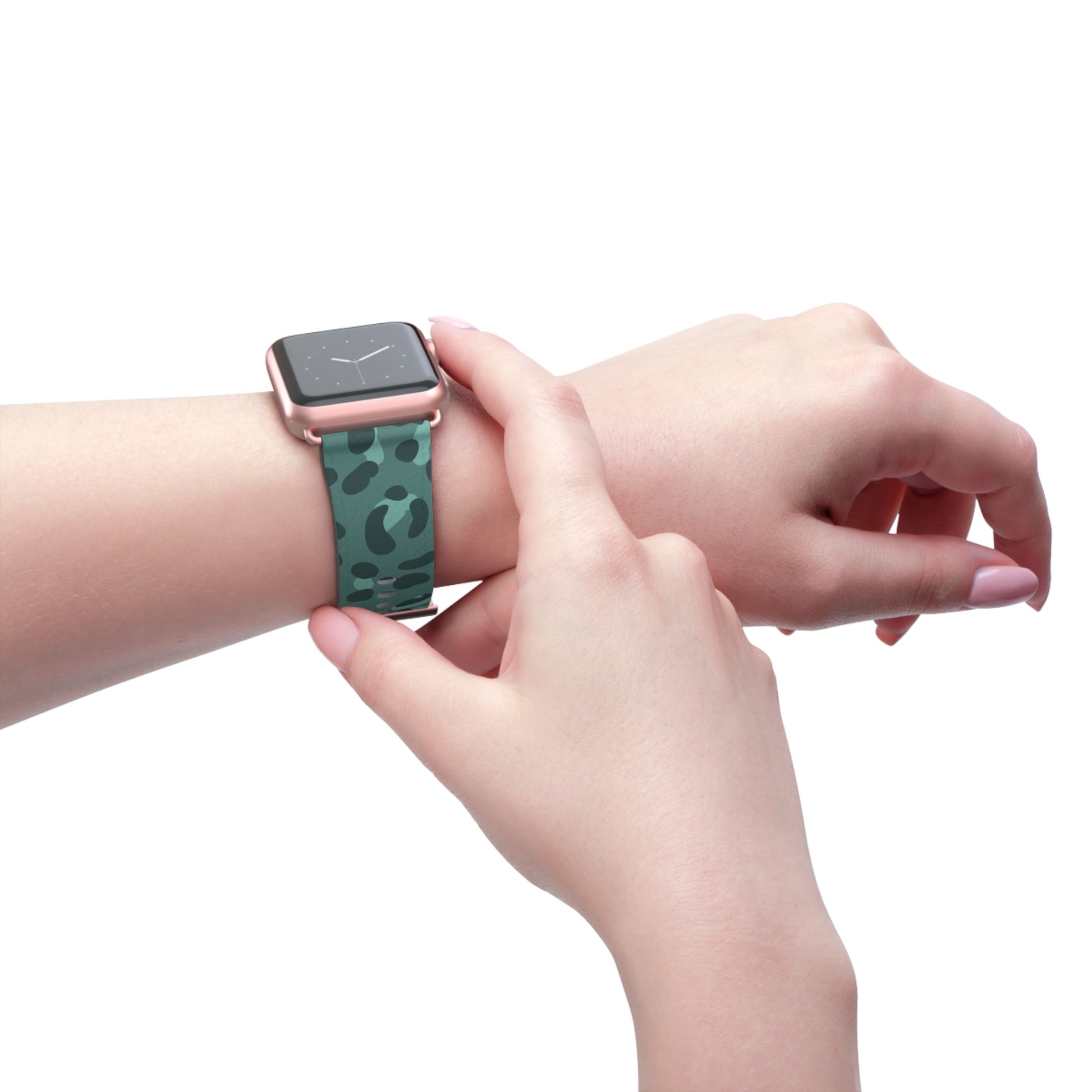 Faux Leather Leopard Apple Watch Band, Artsulli - Art is Long, Life is Short, Accessories, , , , , , , 