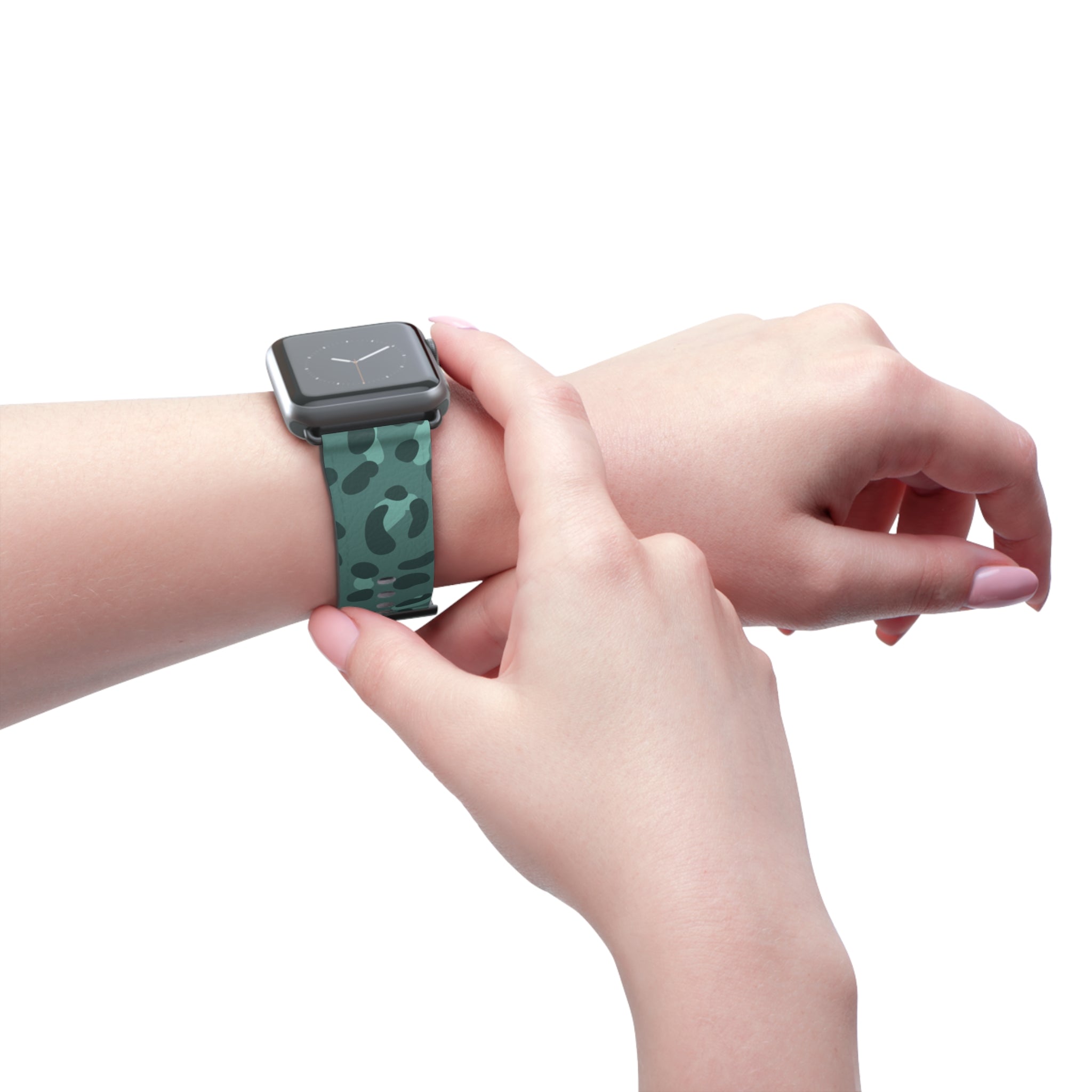 Faux Leather Leopard Apple Watch Band, Artsulli - Art is Long, Life is Short, Accessories, , , , , , , 
