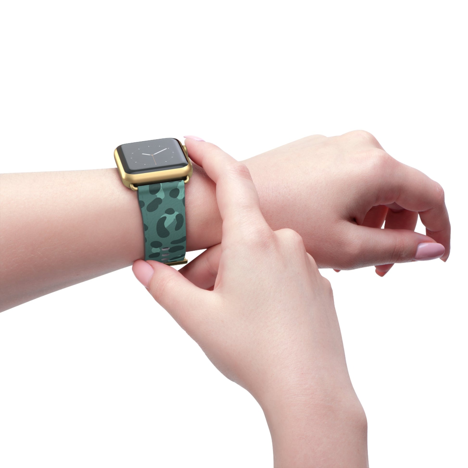 Faux Leather Leopard Apple Watch Band, Artsulli - Art is Long, Life is Short, Accessories, , , , , , , 
