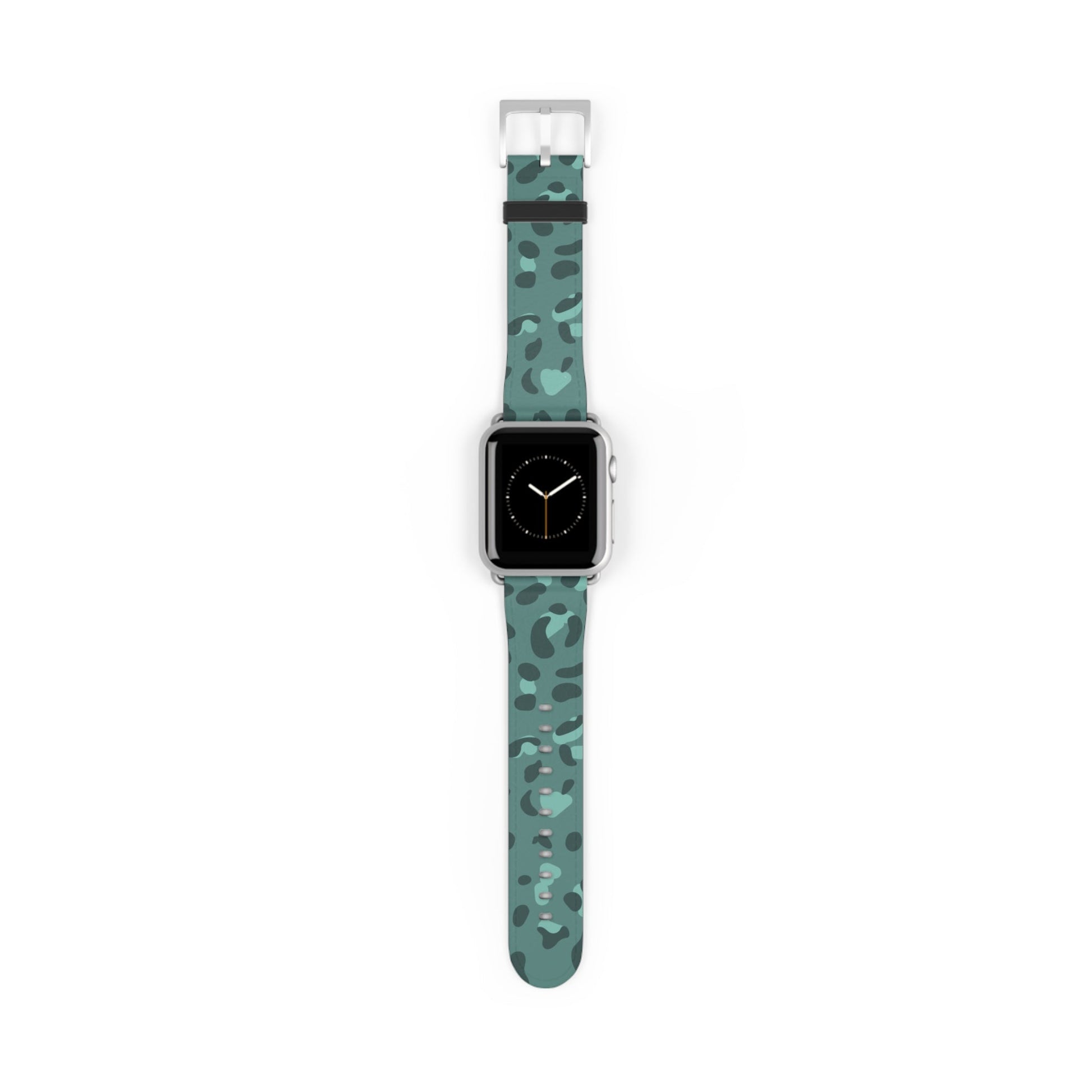 Faux Leather Leopard Apple Watch Band, Artsulli - Art is Long, Life is Short, Accessories, Size, 38 - 41 mm, Color, Silver Matte, , , 14908926077773545006
