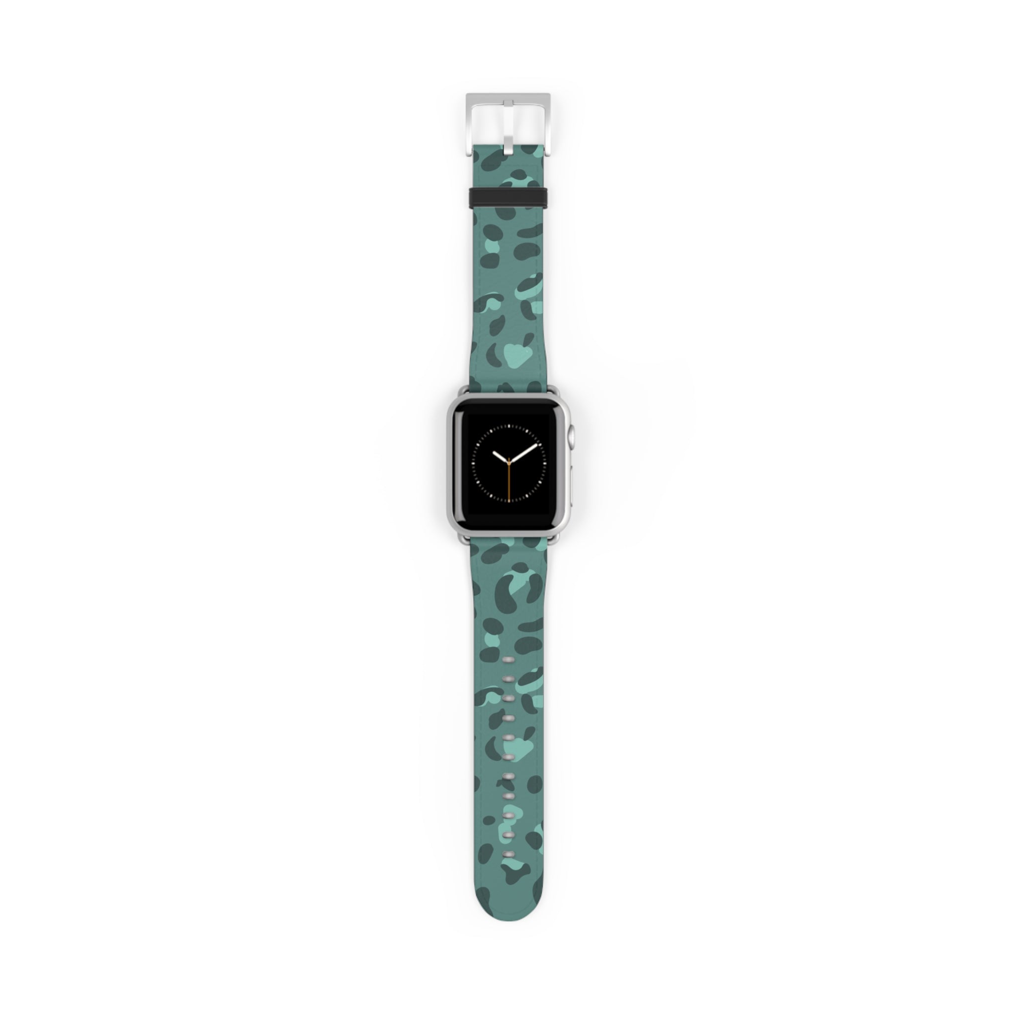 Faux Leather Leopard Apple Watch Band, Artsulli - Art is Long, Life is Short, Accessories, Size, 38 - 41 mm, Color, Silver Matte, , , 14908926077773545006