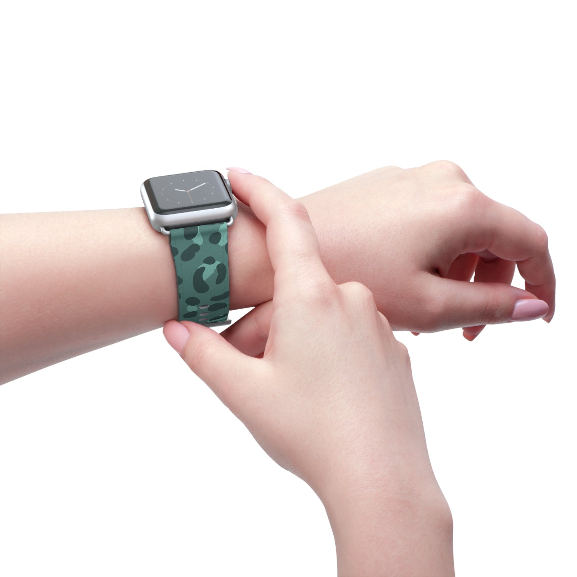 Faux Leather Leopard Apple Watch Band, Artsulli - Art is Long, Life is Short, Accessories, , , , , , , 