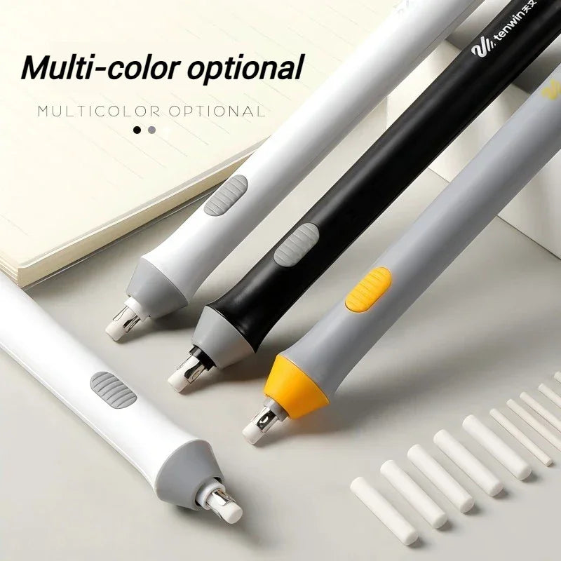 Buy The Best By Artsulli - Art is Long Life Short - Tenwin Adjustable Electric Rubber Eraser With Refills Battery Power For Sketch Drawing