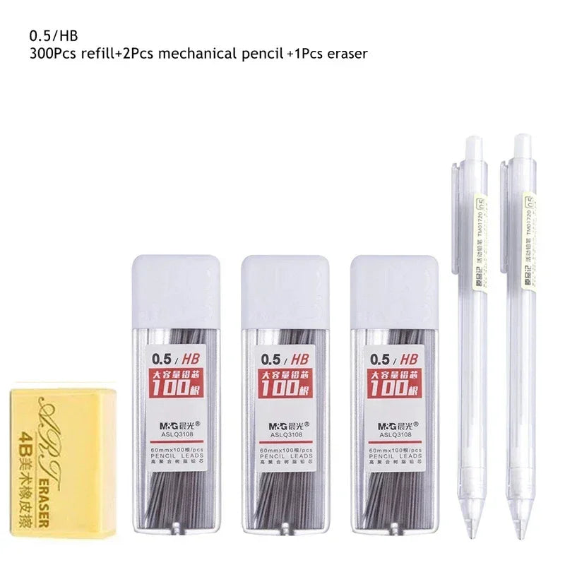 Buy The Best By Artsulli - Art is Long Life Short - 0.5/0.7mm Automatic Pencils Set HB/2B Refill Mechanical Pencil For Drawing Sketching