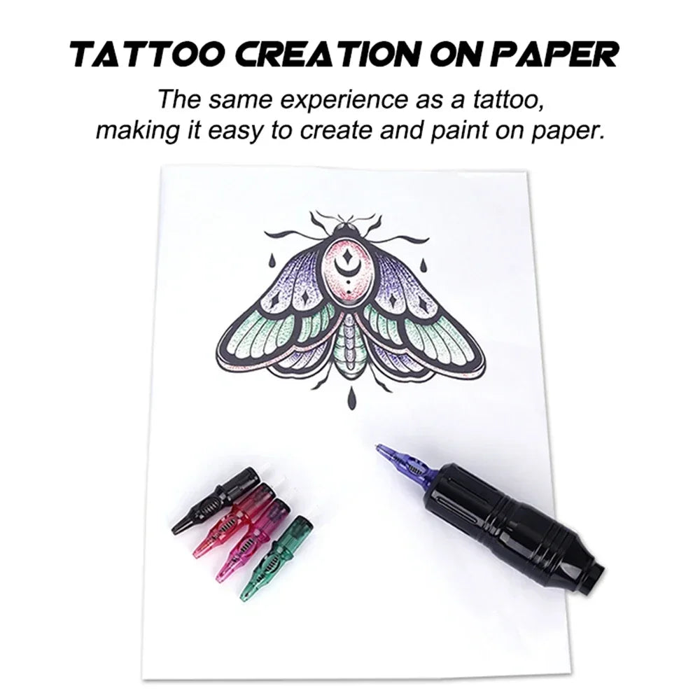 Buy The Best By Artsulli - Art is Long Life Short - New Ball Point Pen Tattoo Cartridge Needles 5 Colors Practice Drawing For Motor Grip