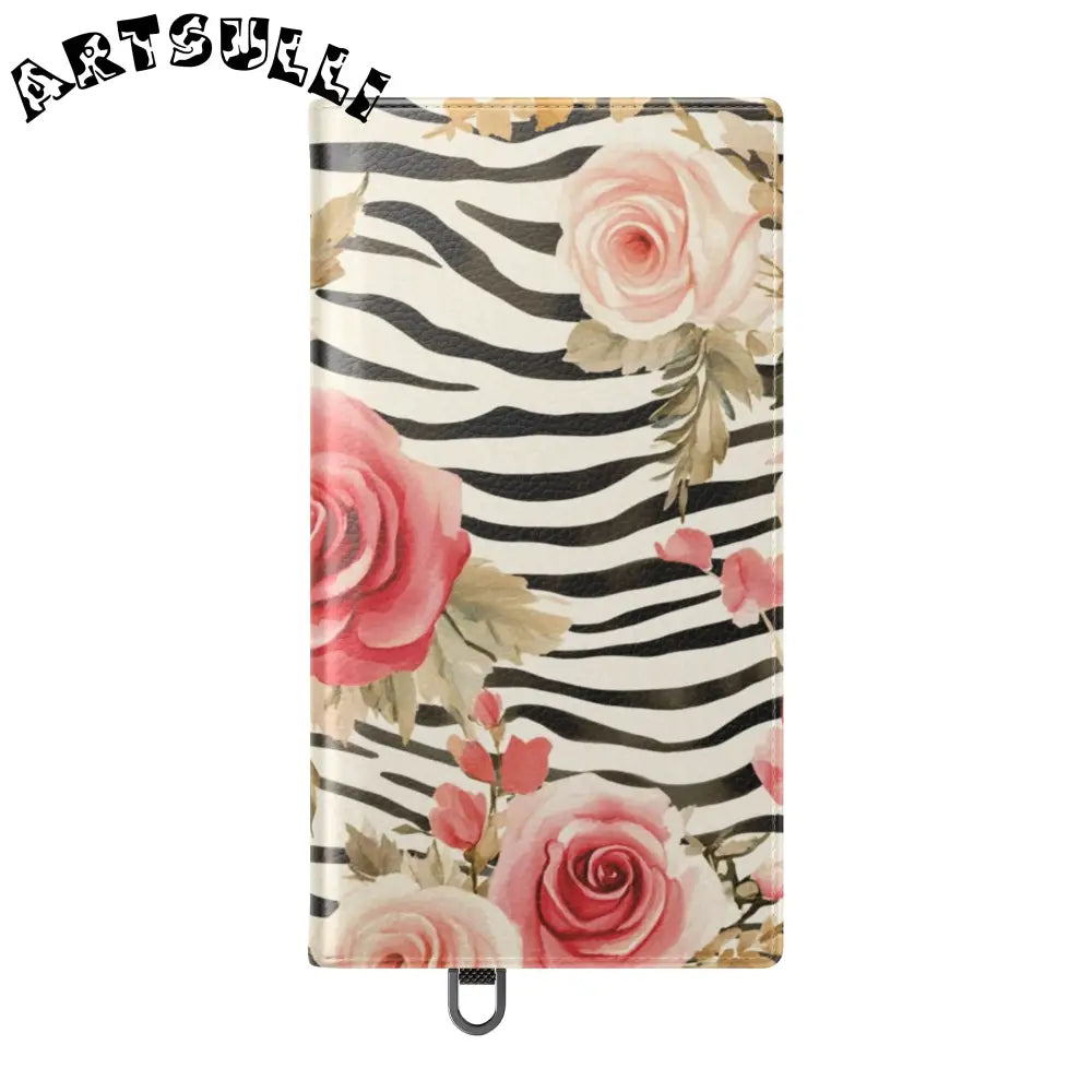 JAKKOUTTHEBXX Pink Floral Zebra Print Flip Case 2025