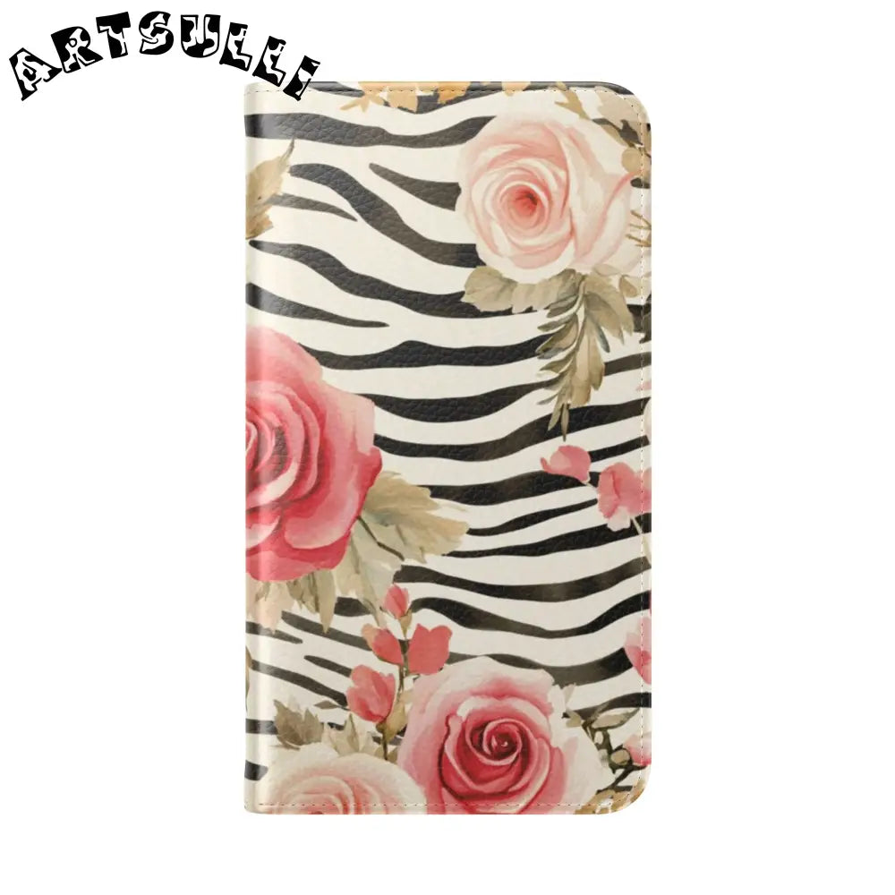 JAKKOUTTHEBXX Pink Floral Zebra Print Flip Case 2025